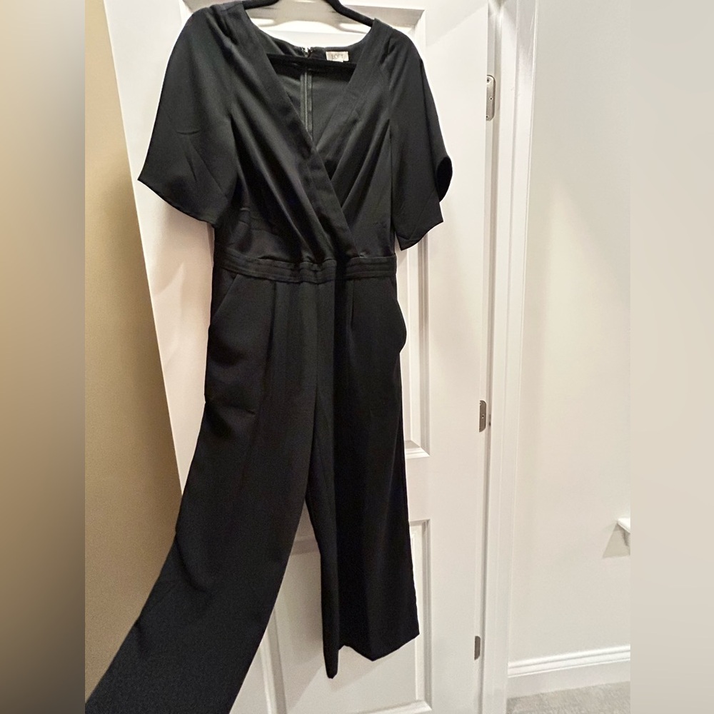 LOFT black full length romper